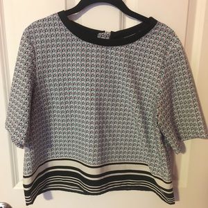 Cute Geometric Crop Top